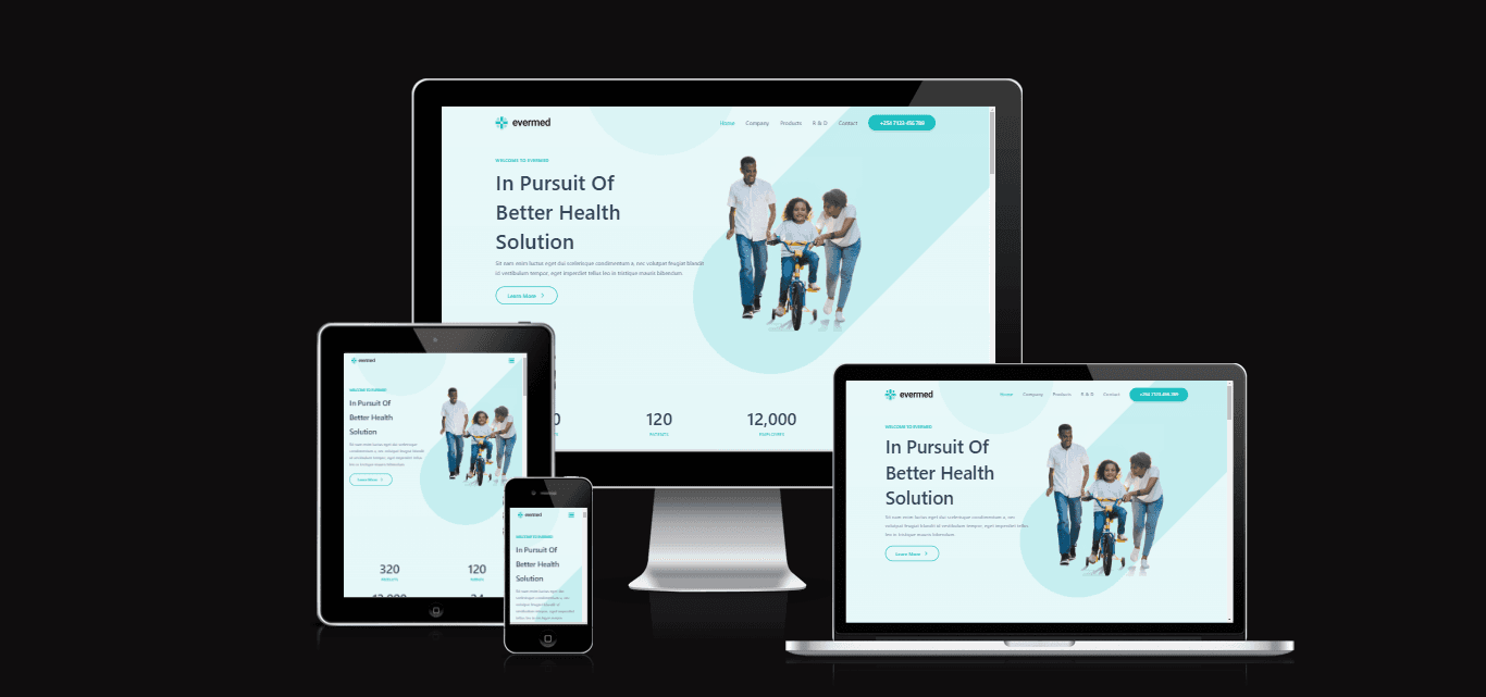 Pharmaceutical Website Template
