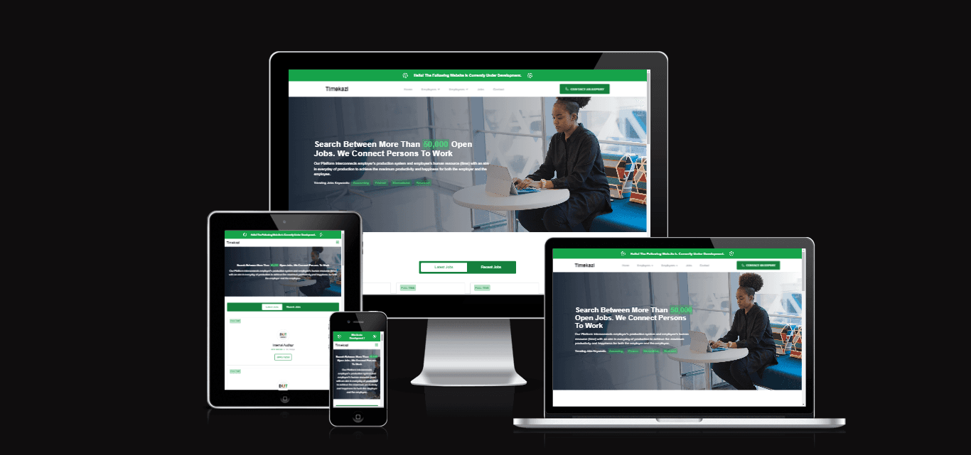 TimeKazi Website Template
